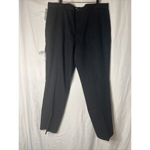 NWT Dockers Men's  Best  Pressed Signature Khaki BLACK PLEATED PANTS 38Wx29L